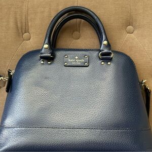 Reduced! Kate Spade Navy Blue Satchel